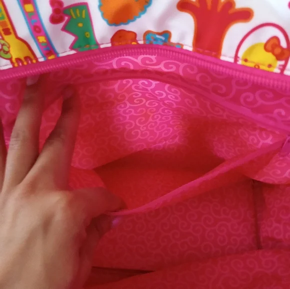 Hello Kitty Women's Bento Weekender Bag Pink Size Large - Picture 8 of 9